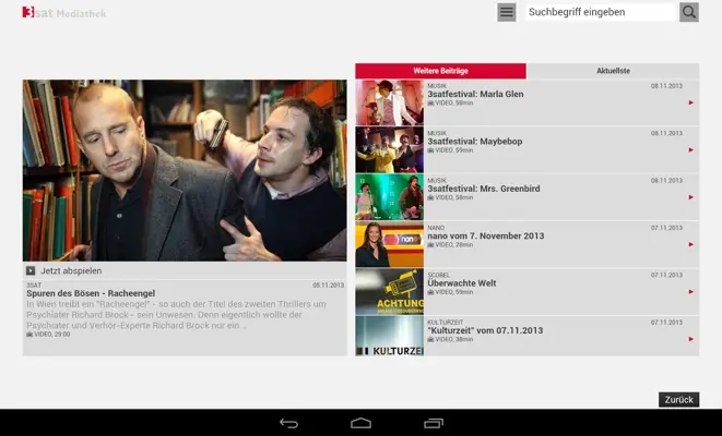 3sat android App screenshot 6