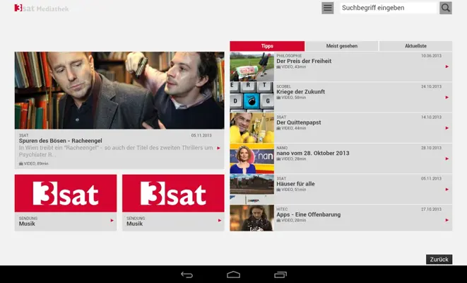 3sat android App screenshot 7